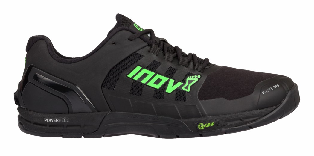 Inov-8 F-lite G 290 Mens Trainers Black/Green Philippines 15436HYPI